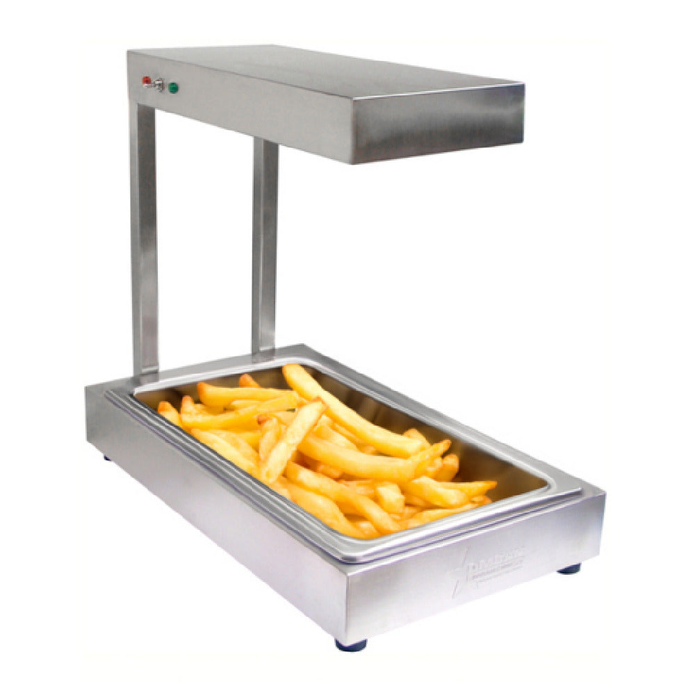 Omcan 23574 (FW-CN-0902) Chip Dump Countertop Ceramic Food Warmer