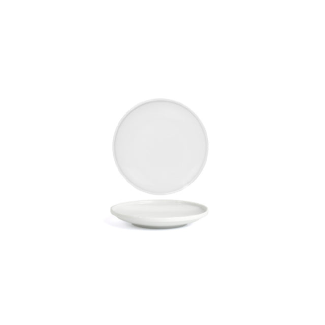 FOH DAP092WHP23 Bevel Plate 6" X 6" X 1"H Round