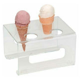 Dispense-Rite CTCS-4C - Ice Cream Cone Holder, (4) 1-5/8" Holes, 5"H X 8"W X 6-1/4"D