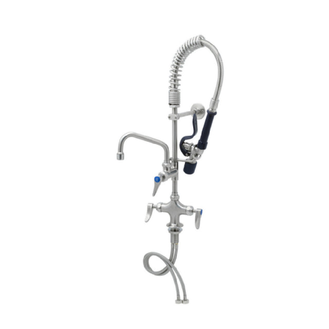 T&S Brass SMPM-2DLN-06-CR Mini Pre-Rinse Unit Single Hole Deck Mount Mixing Faucet