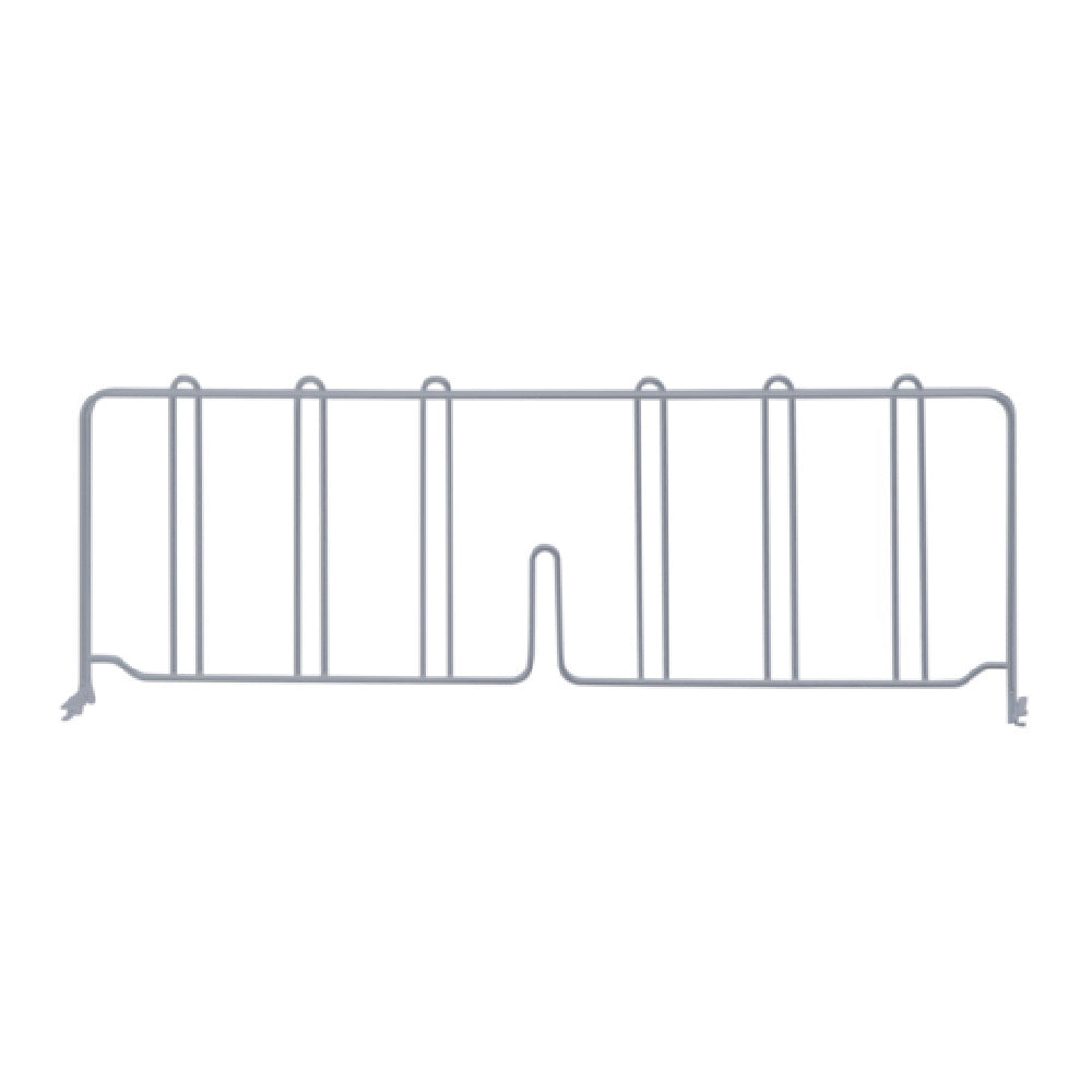 Quantum DIV24GY Wire Shelf Divider 24"D X 8"H Gray Epoxy Antimicrobial Finish