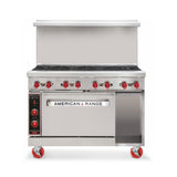 American Range AR-24G-4B-126L-SBR_LP Restaurant Range Gas 48"