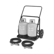 Crown Verity CV-RPS-486072 Remote Propane Cart Includes Securing Chains & (2) 25' Hoses And Regulators