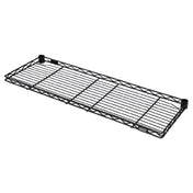 Quantum 1236RCSBK Wire Shelf Cantilevered 36"W X 12"D