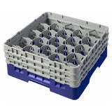 Cambro 20S638168 Camrack® Glass Rack With (3) Soft Gray Extenders Full Size