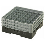 Cambro 36S638110 Camrack® Glass Rack With (3) Soft Gray Extenders Full Size