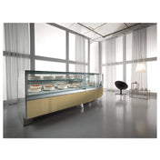 Howard-McCray KT-N30A-A-46-A&B KT24 Curved Neutral Display Case/Showcase Non-refrigerated
