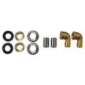 BK Resources BK-SMMK-90 Splash Mount Faucet Mounting Kit (2) 1/2" Supply Nipples