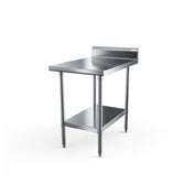 NBR Equipment TS4-2436R5 Premium Work Table 24"W X 36"D X 40-3/4"H Overall Size