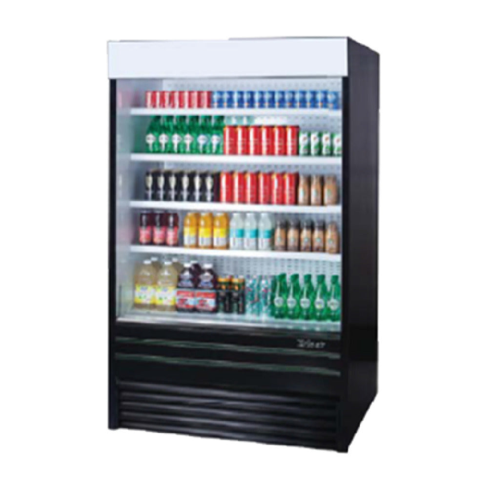 Turbo Air TOM-48EB-N Vertical Air Curtain Open Display Merchandiser 22.6 Cu. Ft. Capacity