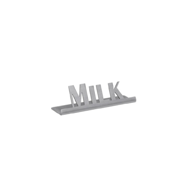 Service Ideas 1C-ST-MILK-SIGN Table Sign "Milk" 1"H X 3-1/2"W