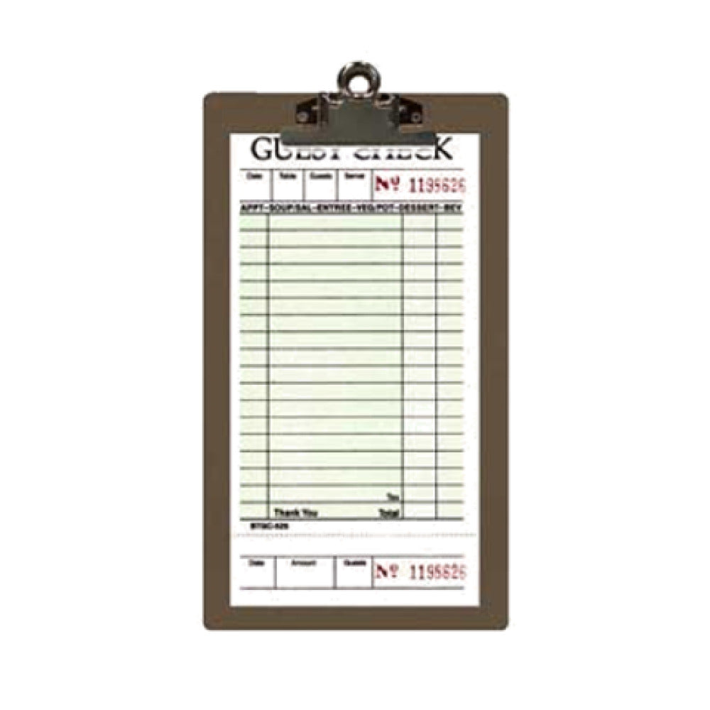 Menu Solutions CLIPCHECK-HB Check Presenter Clip Board 5" X 9" Hard Board