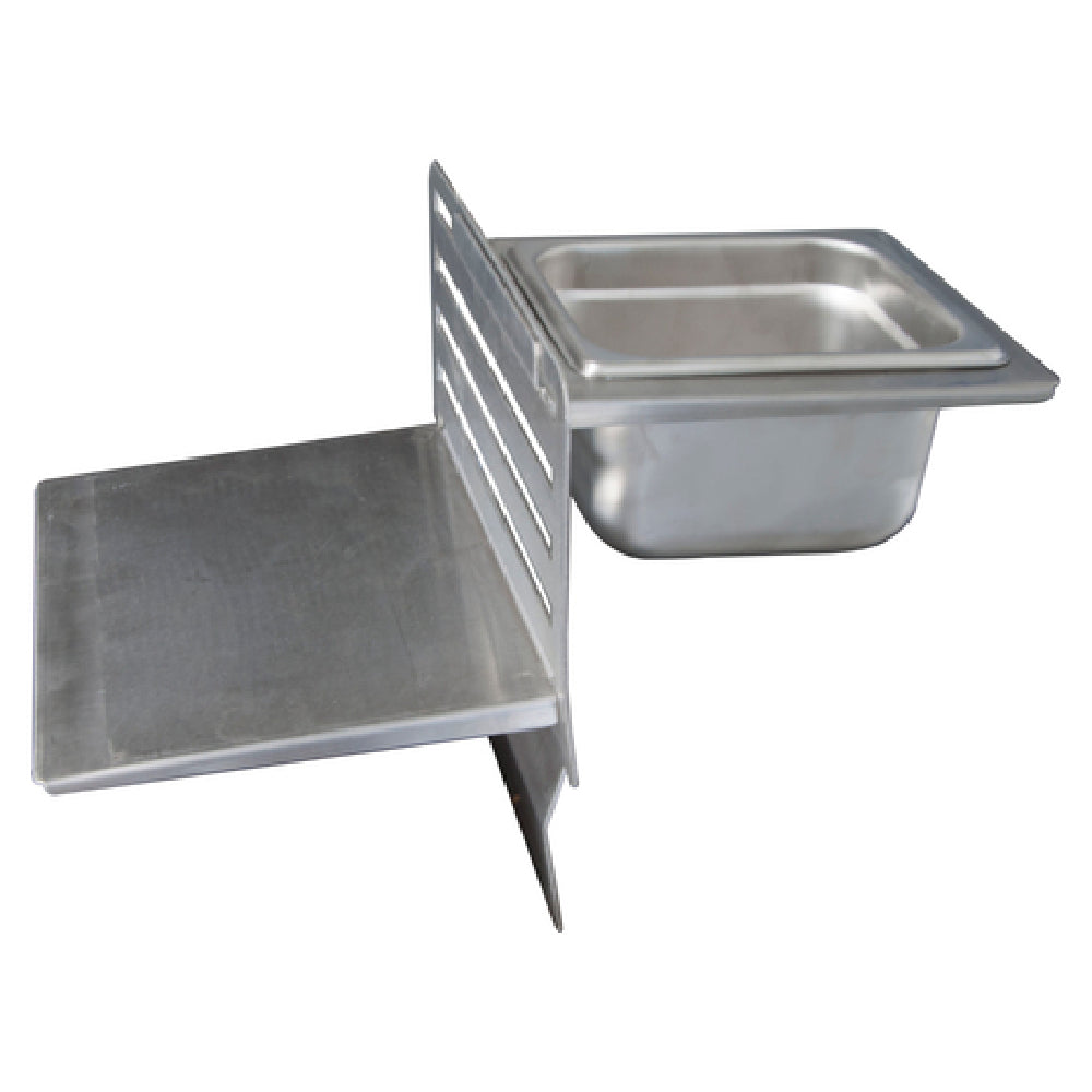 BK Resources GCP-2S-6P GrillCook Pro Upright Shelf Stand 12" Shelf & 1/6 Pan Holder