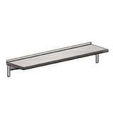 Winholt SCASS-2460-3-AU - Add-On Shelving Unit, Cantilevered Solid, (3) Shelves