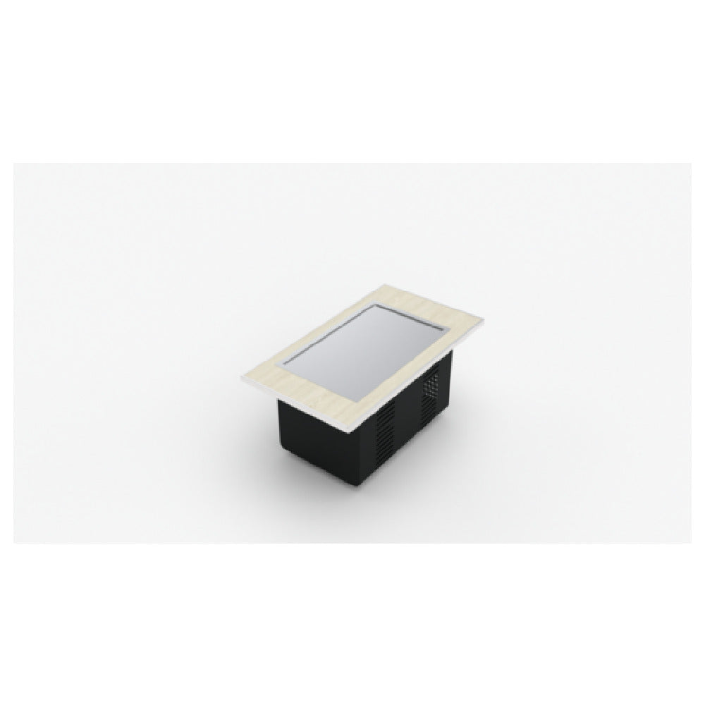 Bon Chef NX-14-FT-S-O Nexus Frost Top Oak Laminate With Silver Aluminum Edge 14°F To 5°F Temperature Range