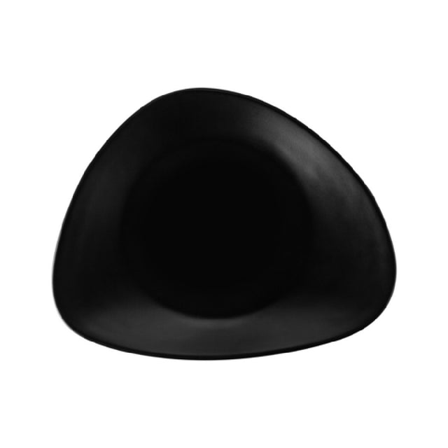 CAC China XKDA-R8T-K Korda Plate 8"W X 6-1/2"D X 3/4"H Round In Triangular