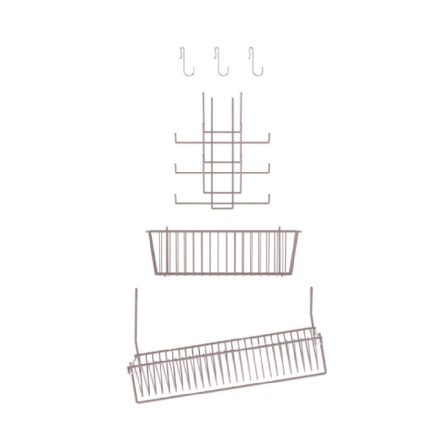 Metro SWA-SINK2-K4 - SmartWall Accessory Kit #2, For Sinks, Metroseal Gray Finish