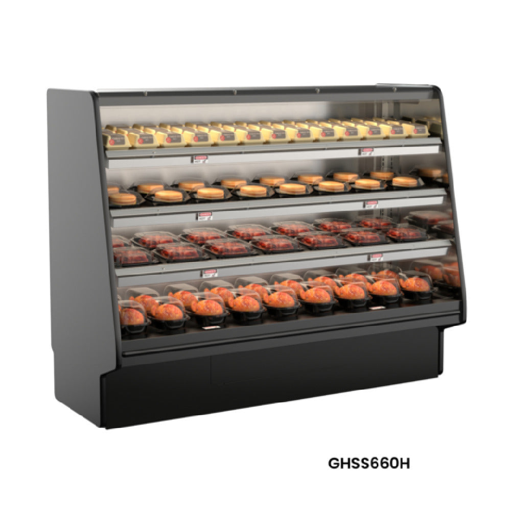 Structural Concepts GHSS660H Fusion® Self-Serve Hot Deli Merchandiser 75-3/8"W X 31-3/4"D X 59-5/8"H