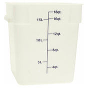 Thunder Group PLSFT018PP Food Storage Container 18 Quart Square