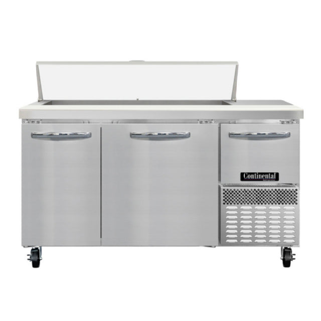 Continental Refrigerator RA60SN12 Refrigerated Base Shallow Depth Sandwich Unit