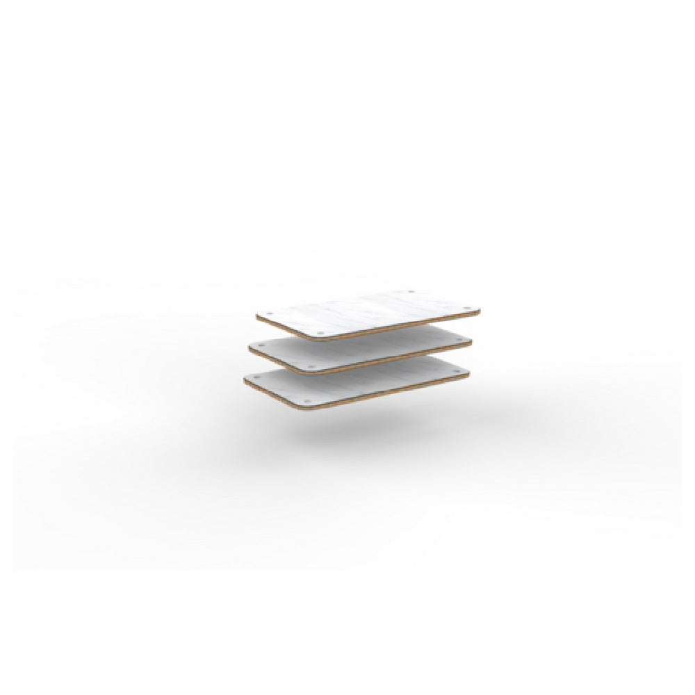 Steelite MGSSCMWC0101 3X BHP Panels For Rollin Service Cart White Carrera (stock Item)