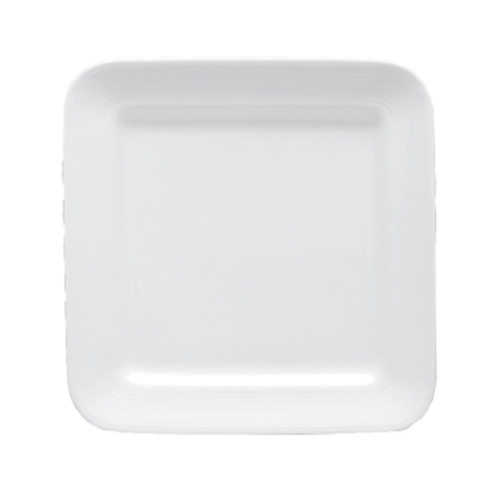 Bon Chef 1300008P Circles Plate 9" X 9" X 1-1/10" Square