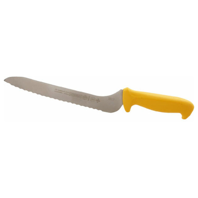 AllPoints 97656 Serrated Sandwich Knife Off Set Yellow Handle