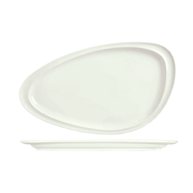 Libbey 905356404 (Formerly Syracuse China) Plate 13-3/4"L X 7-1/2"W Triangular