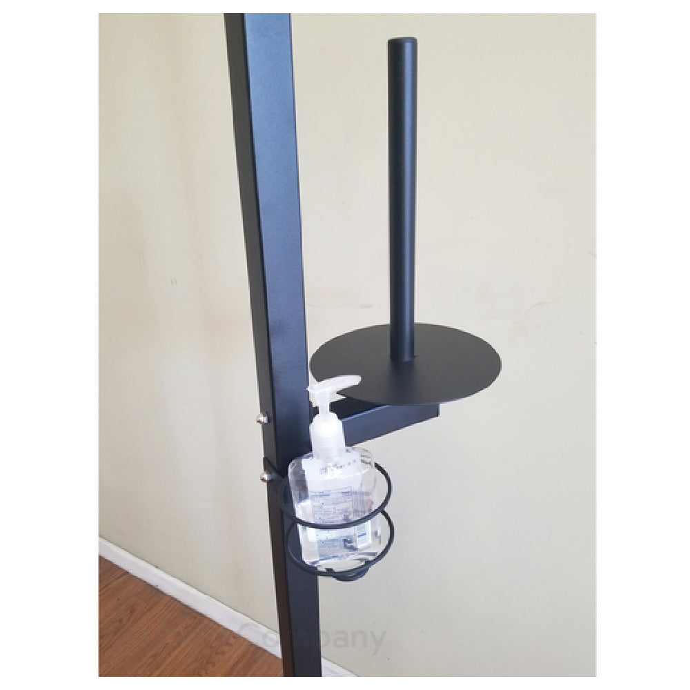 Hubert 23659 - Sanitizer Holder, Clip On, For Roll Bag And Scale Floorstands