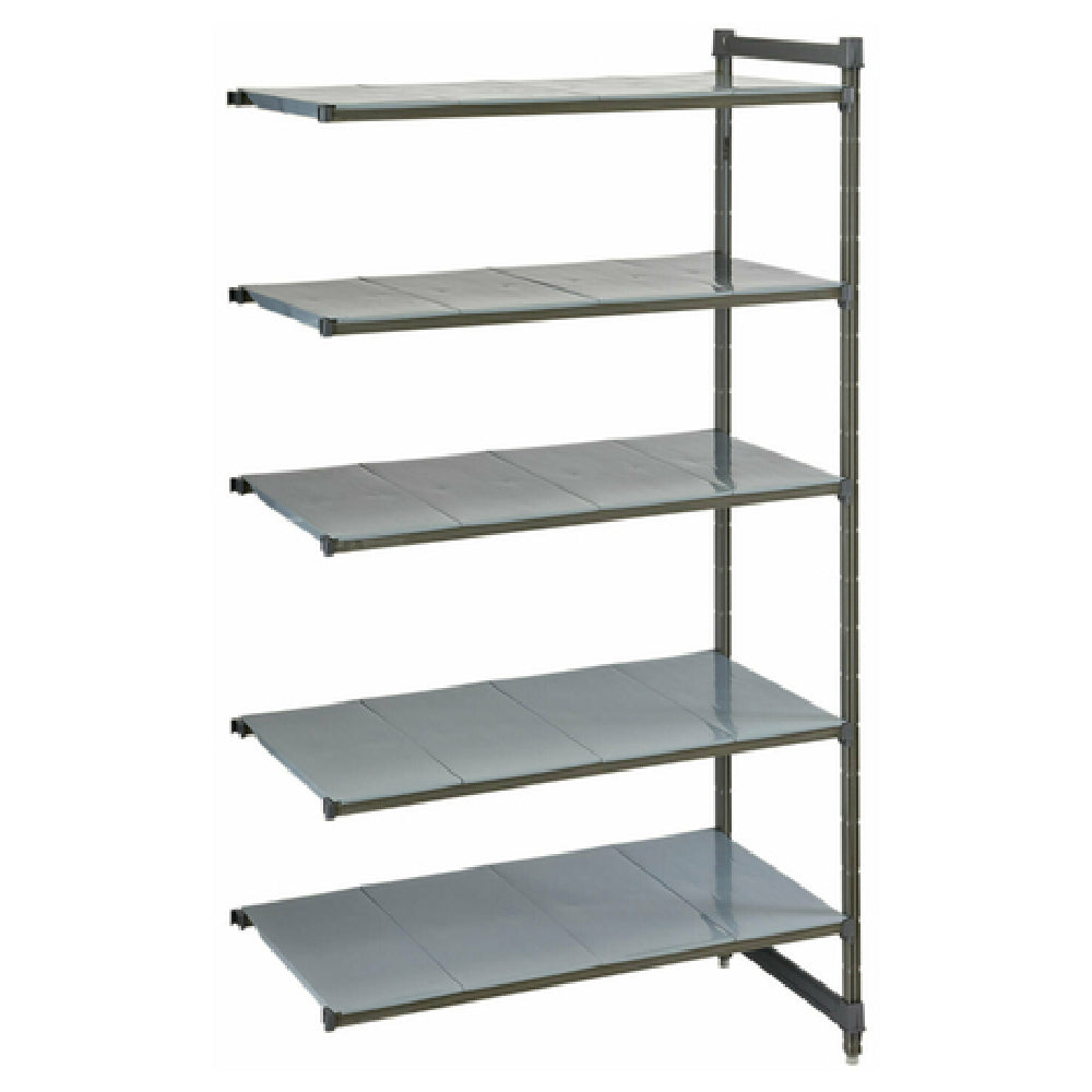 Cambro CBA183084S5580 Camshelving® Basics Plus Add-On Unit 18"W X 30"L X 84"H