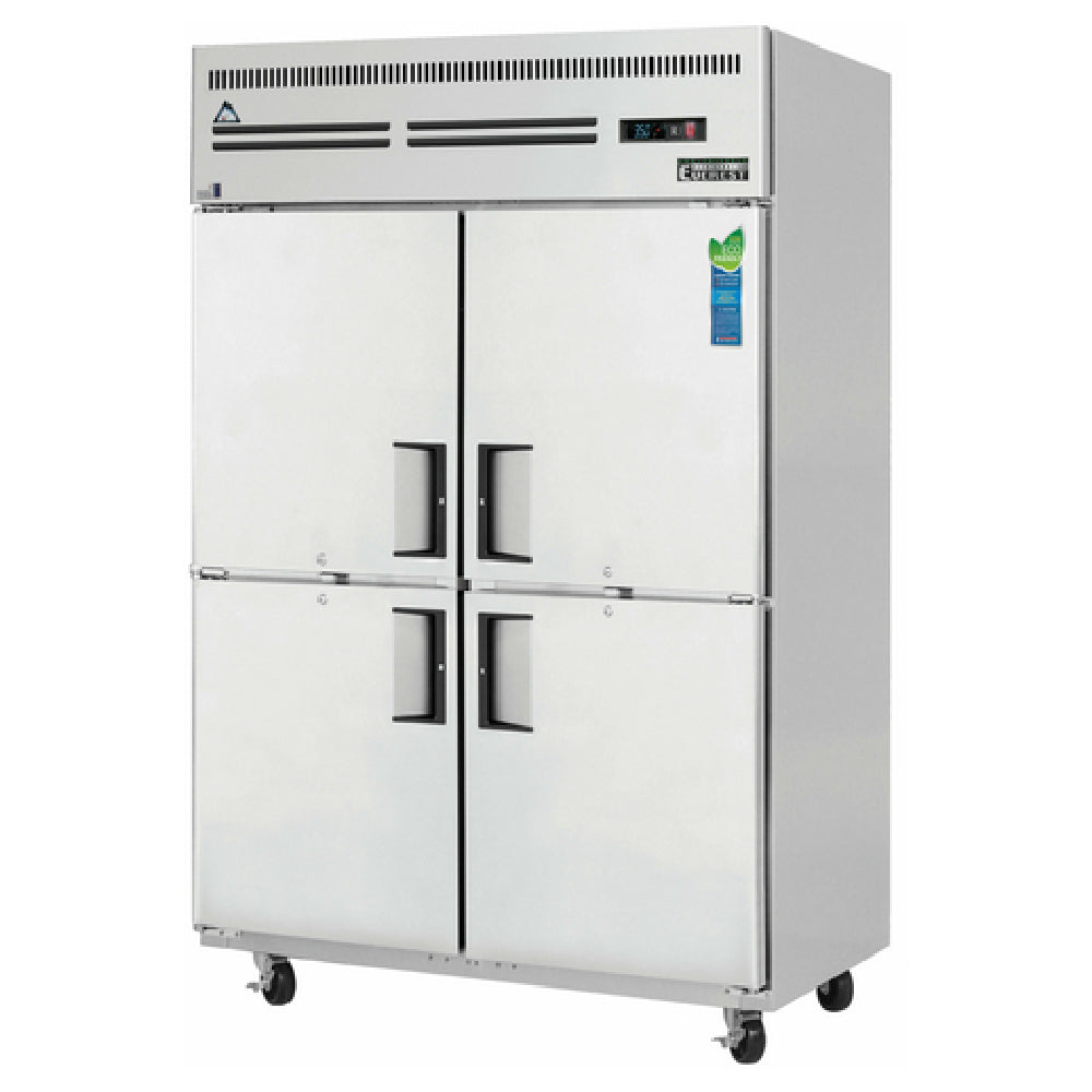 Everest Refrigeration ESRH4 Reach-In Refrigerator Two-section 49-5/8"W
