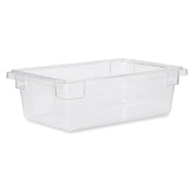 Rubbermaid FG330900CLR Food/Tote Box 3-1/2 Gallon 18"L X 12"W X 6"D