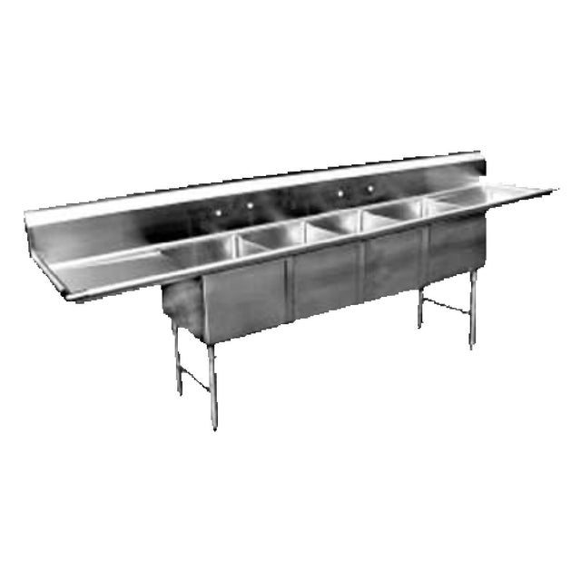 GSW USA SE16204D18 Sink Four Compartment (4) 20"W X 16"L X 12"D Bowl