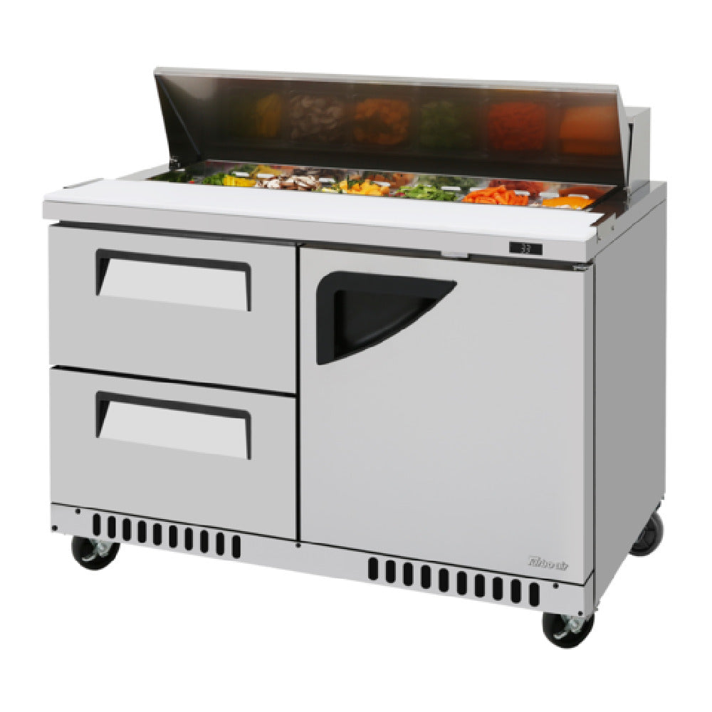 Turbo Air TST-48SD-D2R(L)-FB-N Super Deluxe Sandwich/Salad Unit Front Breathing Airflow