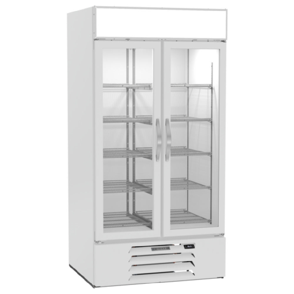 Beverage Air MMR35HC-1-W MarketMax™ Refrigerated Merchandiser Reach-in Two-section