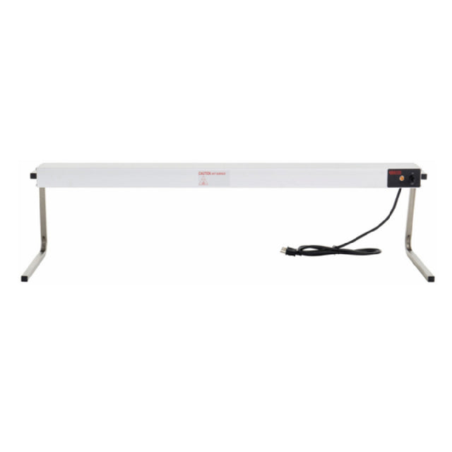 Hubert 140465 - Kratos 28W-598 Countertop Strip Warmer, 62"W, C-style Legs