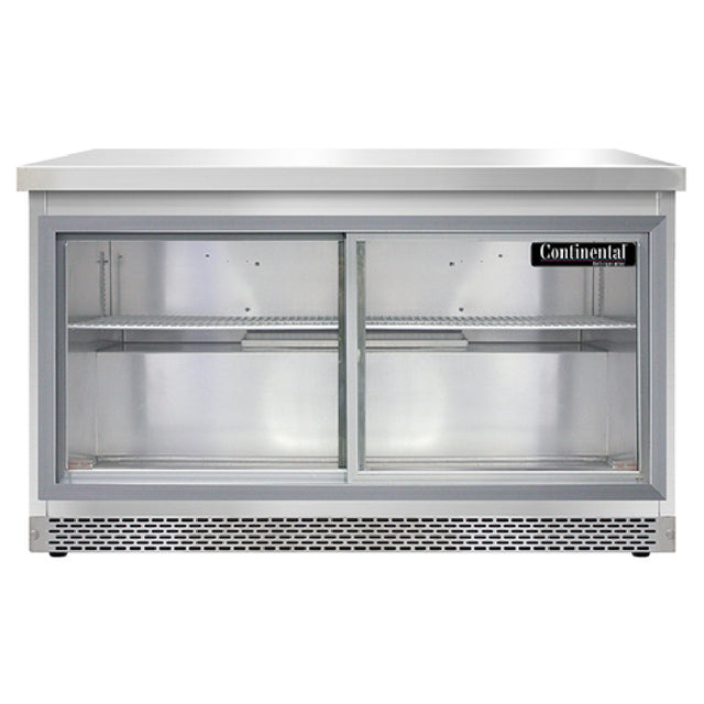 Continental Refrigerator SW48NSGD-FB Work Top Display Refrigerator Front Breather