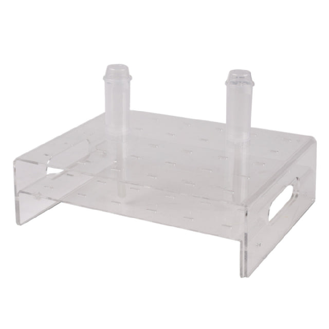 JB Prince R981 30 Martellato Mini Push-Up Display 9-1/2"W X 3-1/2"H (30) Holes