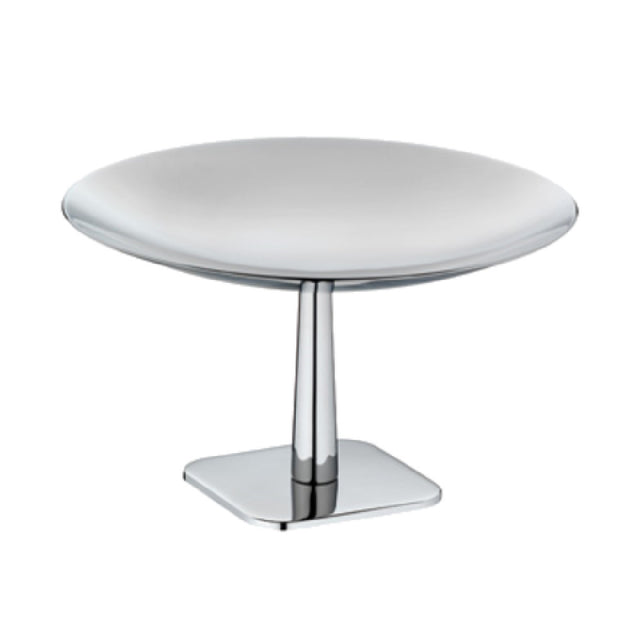 BauscherHepp 55.0067.6040 Petit-Fours Stand 6" Dia. X 3-1/2"H 18/10 Stainless Steel