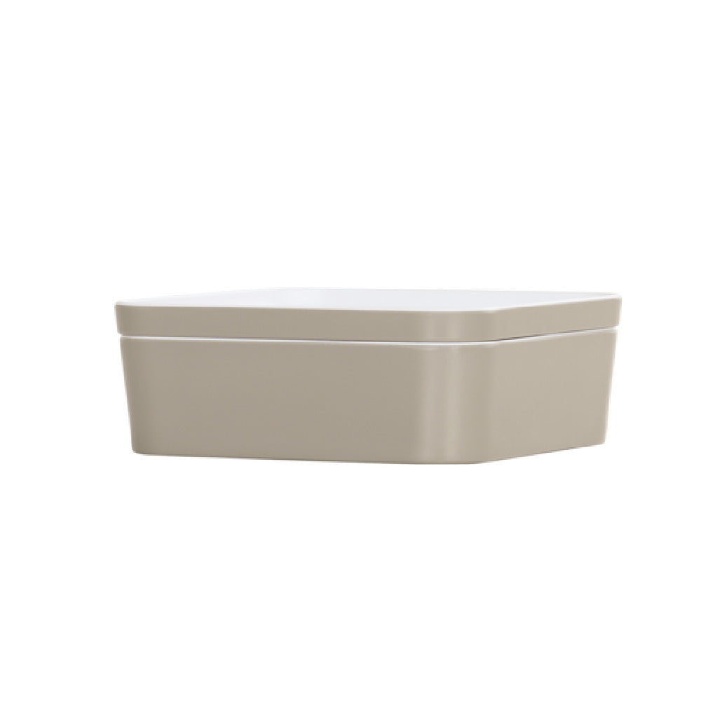 Cal-Mil 24130-8-102 Bento Box 8.25"W X 8.25"D X 3"H Square