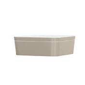Cal-Mil 24130-8-102 Bento Box 8.25"W X 8.25"D X 3"H Square