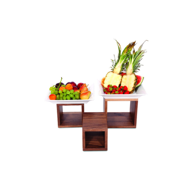Service Ideas 15K00130 Ze Pe Buffet Risers Set 8.3"D X 8.3"W X 8.3"H 3-cube