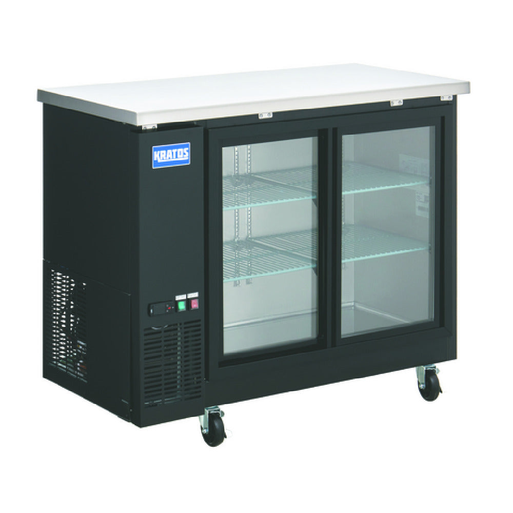 Hubert 108425 - Kratos Back Bar Refrigerator, 13 Cu. Ft., 48-3/4"W X 24-2/5"D X 36-1/4"H