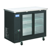 Hubert 108425 - Kratos Back Bar Refrigerator, 13 Cu. Ft., 48-3/4"W X 24-2/5"D X 36-1/4"H