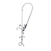 T&S Brass S-0113-12-CR-BJ Single Hole Deck Mount Mixing Faucet 12” Swing Nozzle With Stream Regulator Outlet