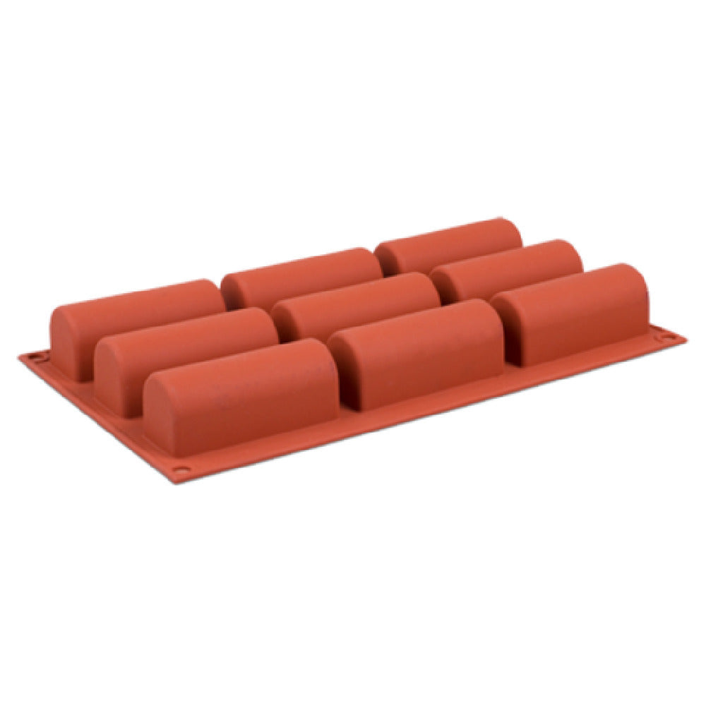 JB Prince M511 U Pavoni Mold 12"L X 7"W (9) Small Buche