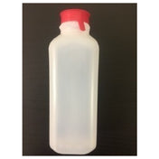 Buccaneer Container Corp 2106016030 (Buccaneer) Natural Empty Square Pint Bottles 16 Oz.