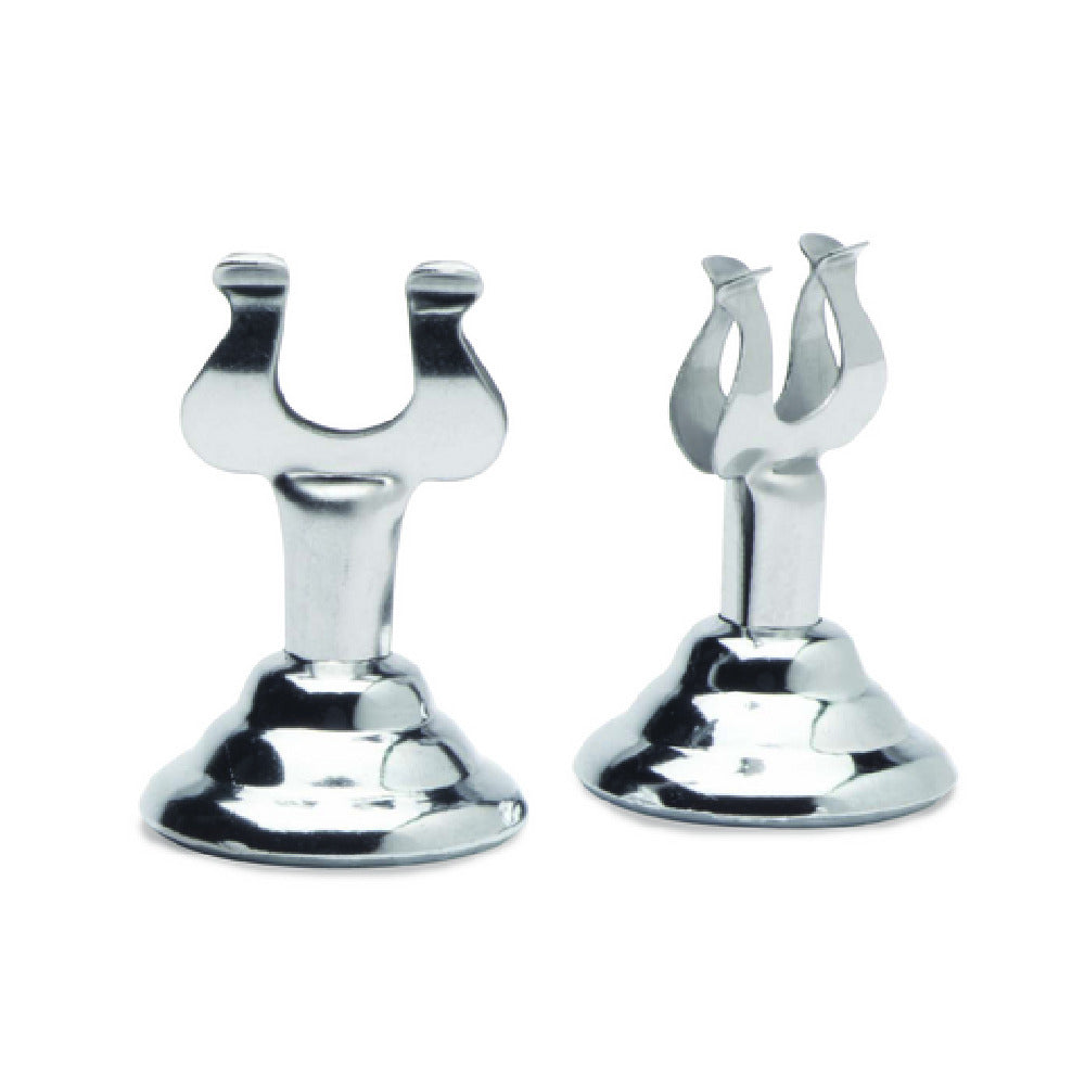 Hubert 97667 - Chrome-Plated, Stainless Steel, Harp Style Sign Holder