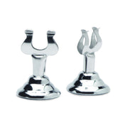 Hubert 97667 - Chrome-Plated, Stainless Steel, Harp Style Sign Holder