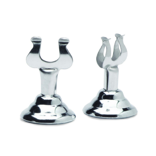 Hubert 97667 - Chrome-Plated, Stainless Steel, Harp Style Sign Holder
